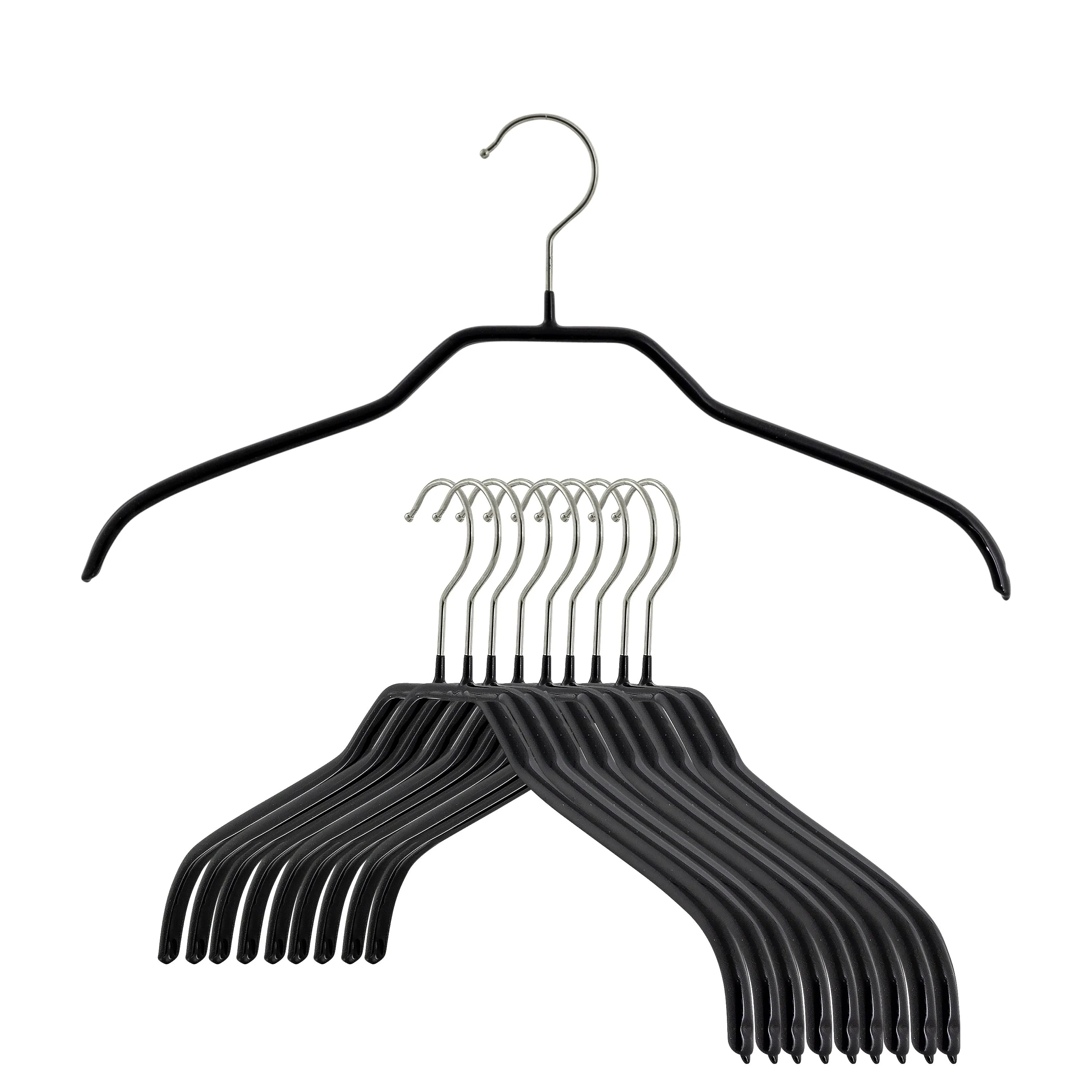 Silhouette Shirt Hanger, Narrow Version, 36-F, Black