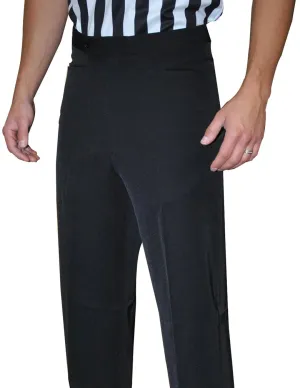 Smitty 4-Way Stretch Flat Front Basketball Referee Pants with Western Cut Pockets