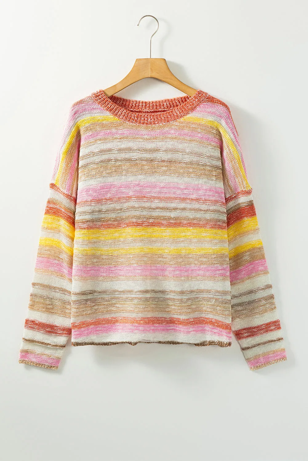 Stripe Drop Shoulder Sweater