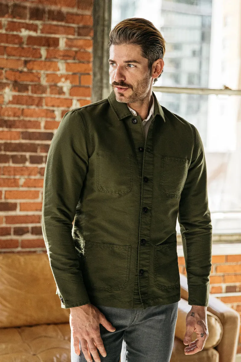 The Vise CORDURA Chore Jacket - Military Green