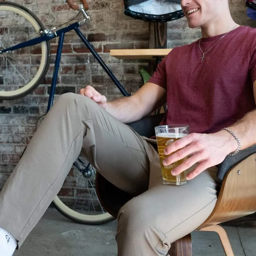 Urban Cycling Commuter Bike to Work Pants - Olive