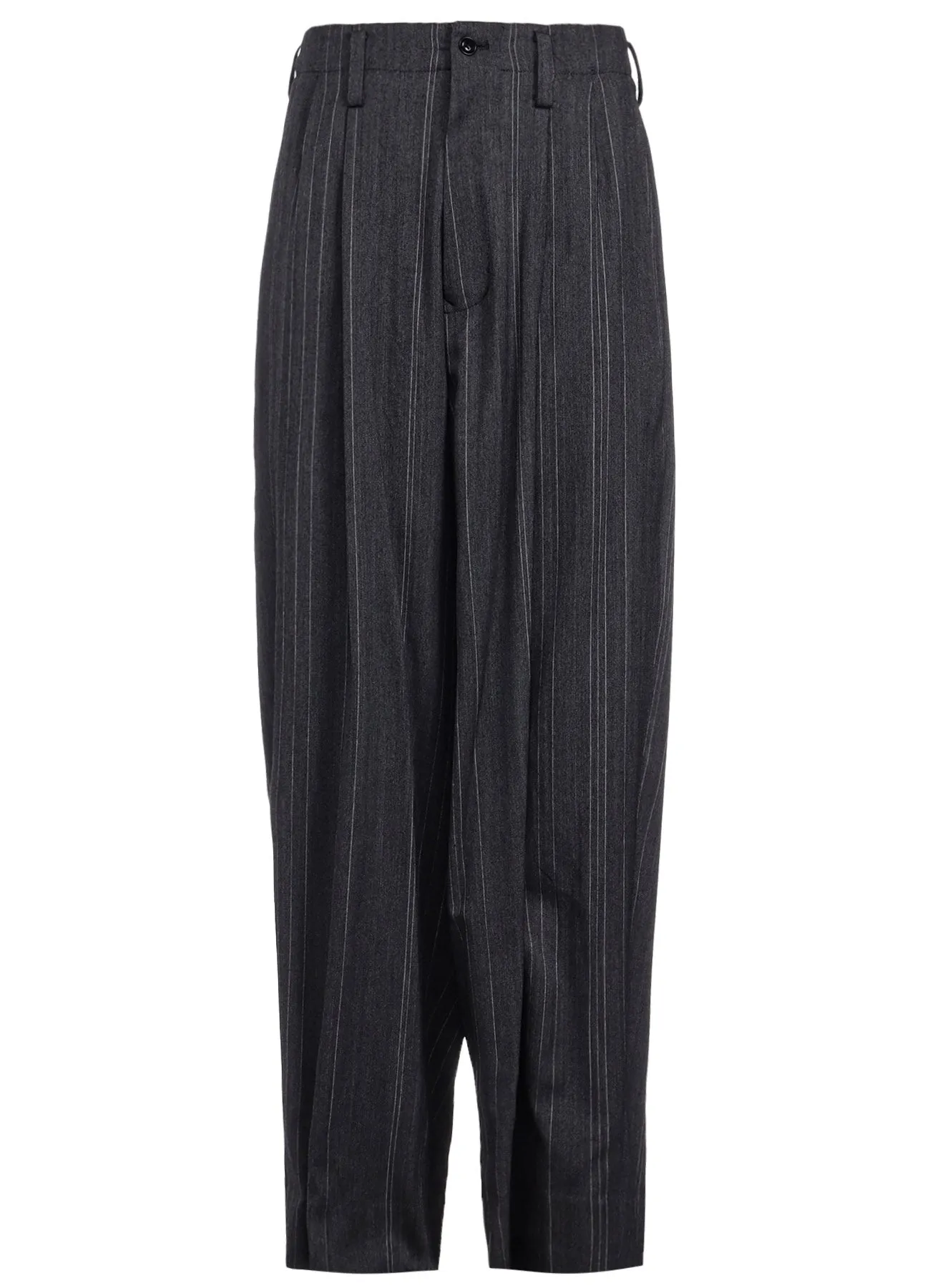 W/RY RANDOM HERRINGBONE DOUBLE TUCK WIDE PANTS