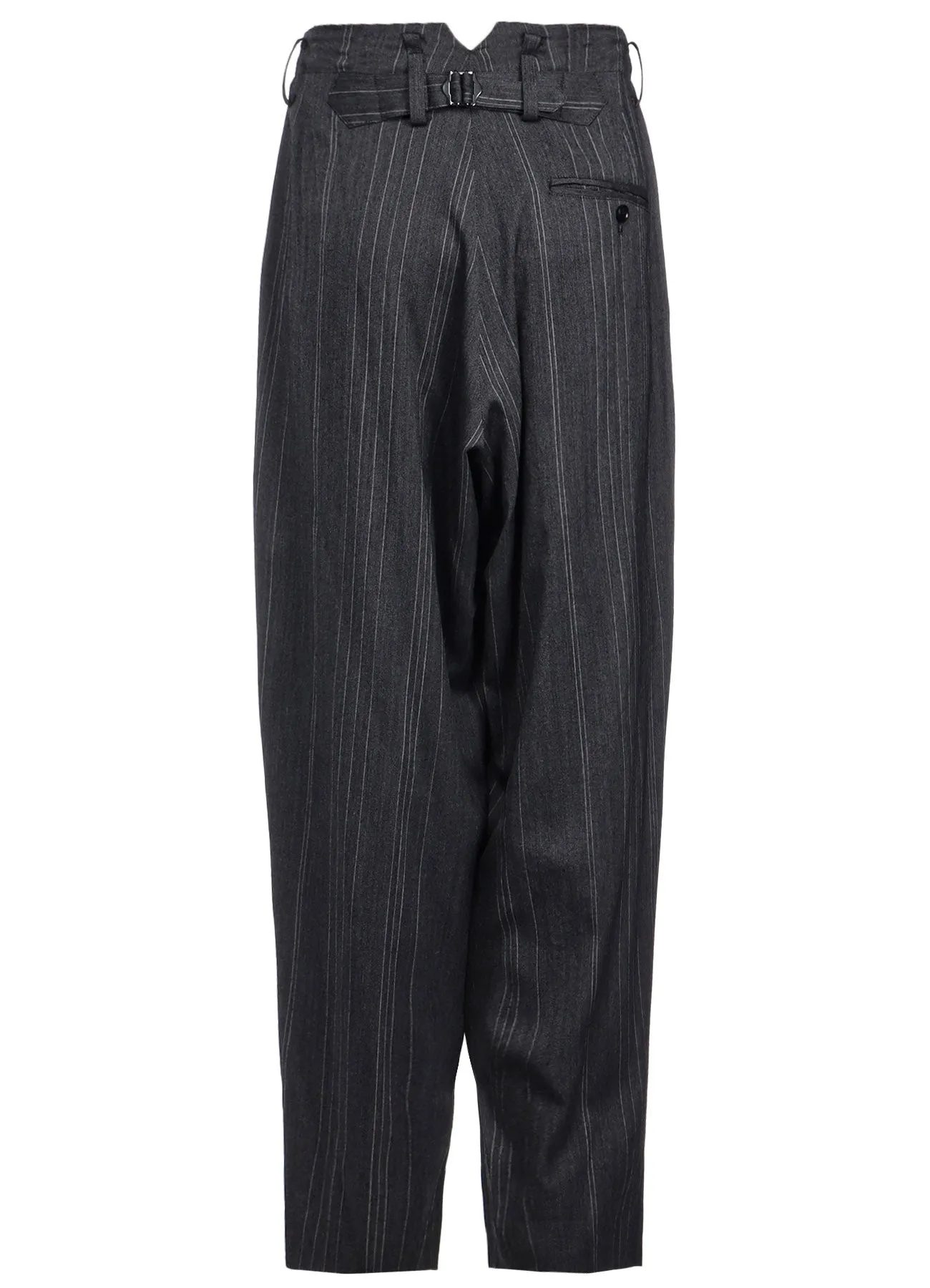 W/RY RANDOM HERRINGBONE DOUBLE TUCK WIDE PANTS