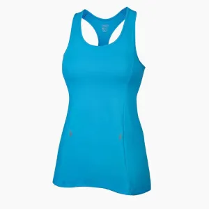 ZAAZEE Alana Racer-back Fitness Vest-Brazen Aqua Blue